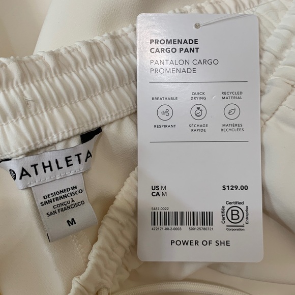 Brand New $129 Athleta pants - Picture 6 of 9